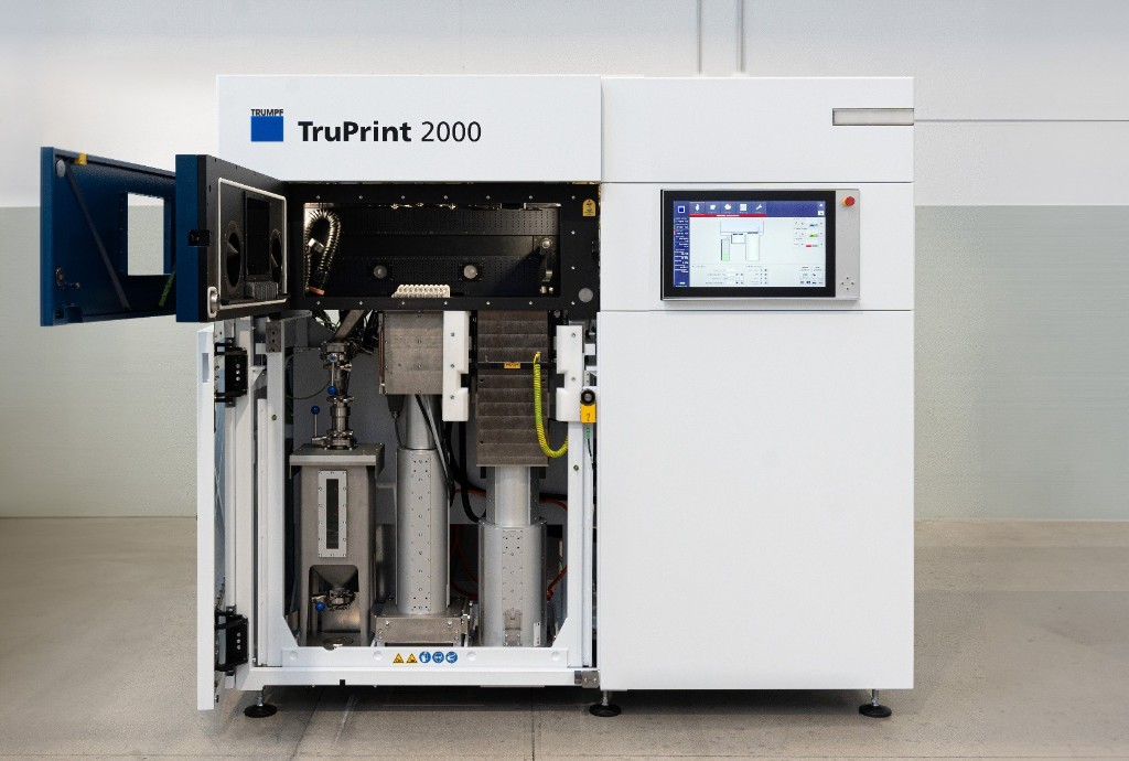 Průmyslová 3D tiskárna TRUMPF TruPrint 2000 pro kovové díly technologií LPBF